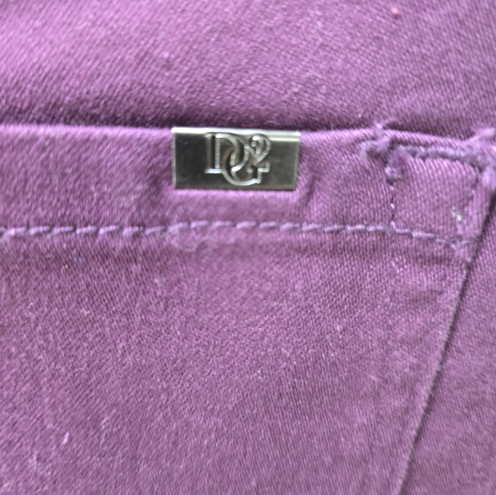DIANE GILMAN BEADED JEANS DG2  PURPLE - Picture 4 of 5